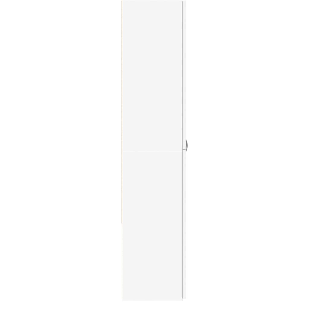 vidaXL Aktenschrank Weiß 60x32x153 cm Holzwerkstoff