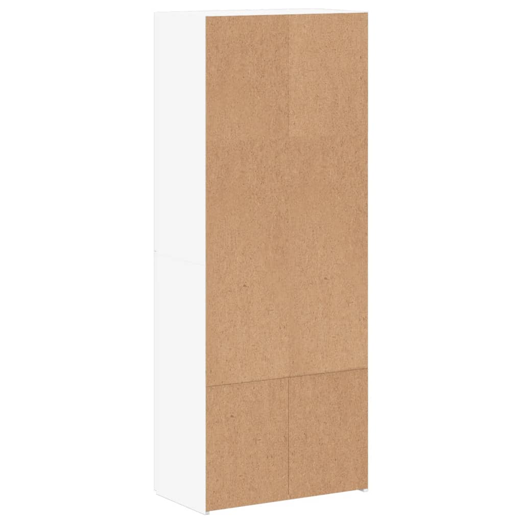 vidaXL Aktenschrank Weiß 60x32x153 cm Holzwerkstoff