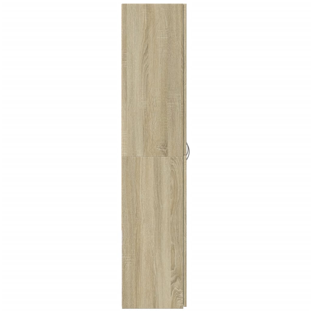 vidaXL Aktenschrank Sonoma-Eiche 60x32x153 cm Holzwerkstoff