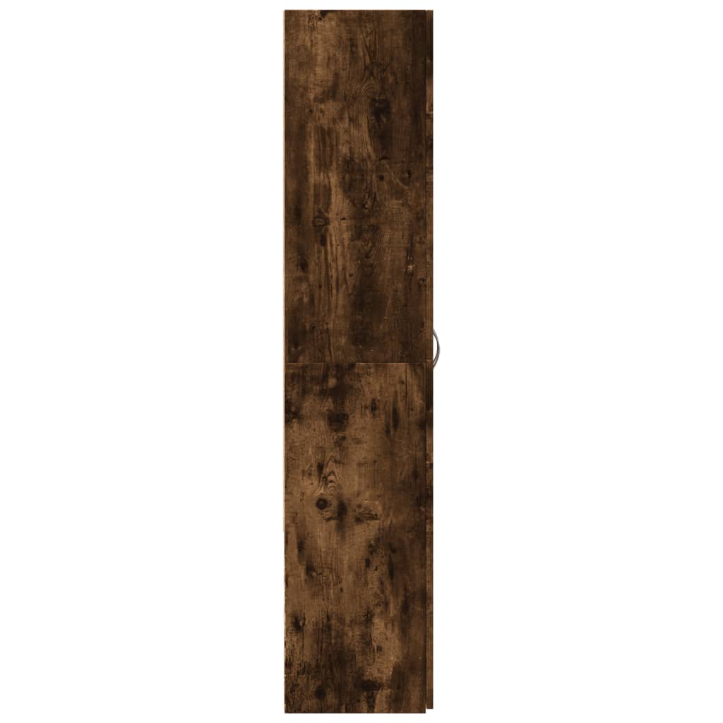 vidaXL Aktenschrank Räuchereiche 60x32x153 cm Holzwerkstoff