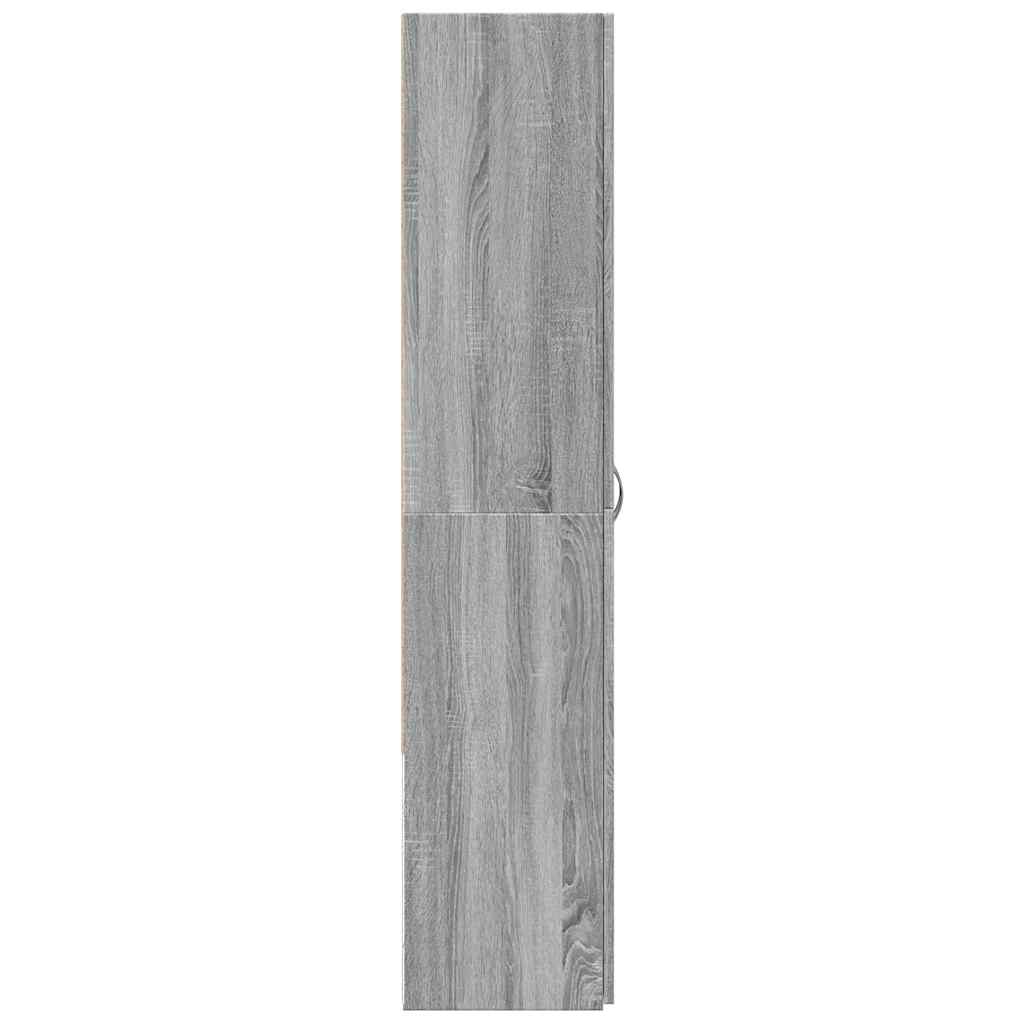 vidaXL Aktenschrank Grau Sonoma 60x32x153 cm Holzwerkstoff