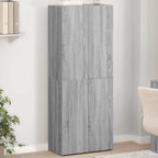 vidaXL Aktenschrank Grau Sonoma 60x32x153 cm Holzwerkstoff