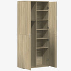 vidaXL Highboard Sonoma-Eiche 80x35x180 cm Holzwerkstoff