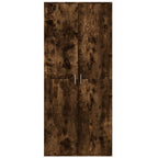 vidaXL Highboard Räuchereiche 80x35x180 cm Holzwerkstoff