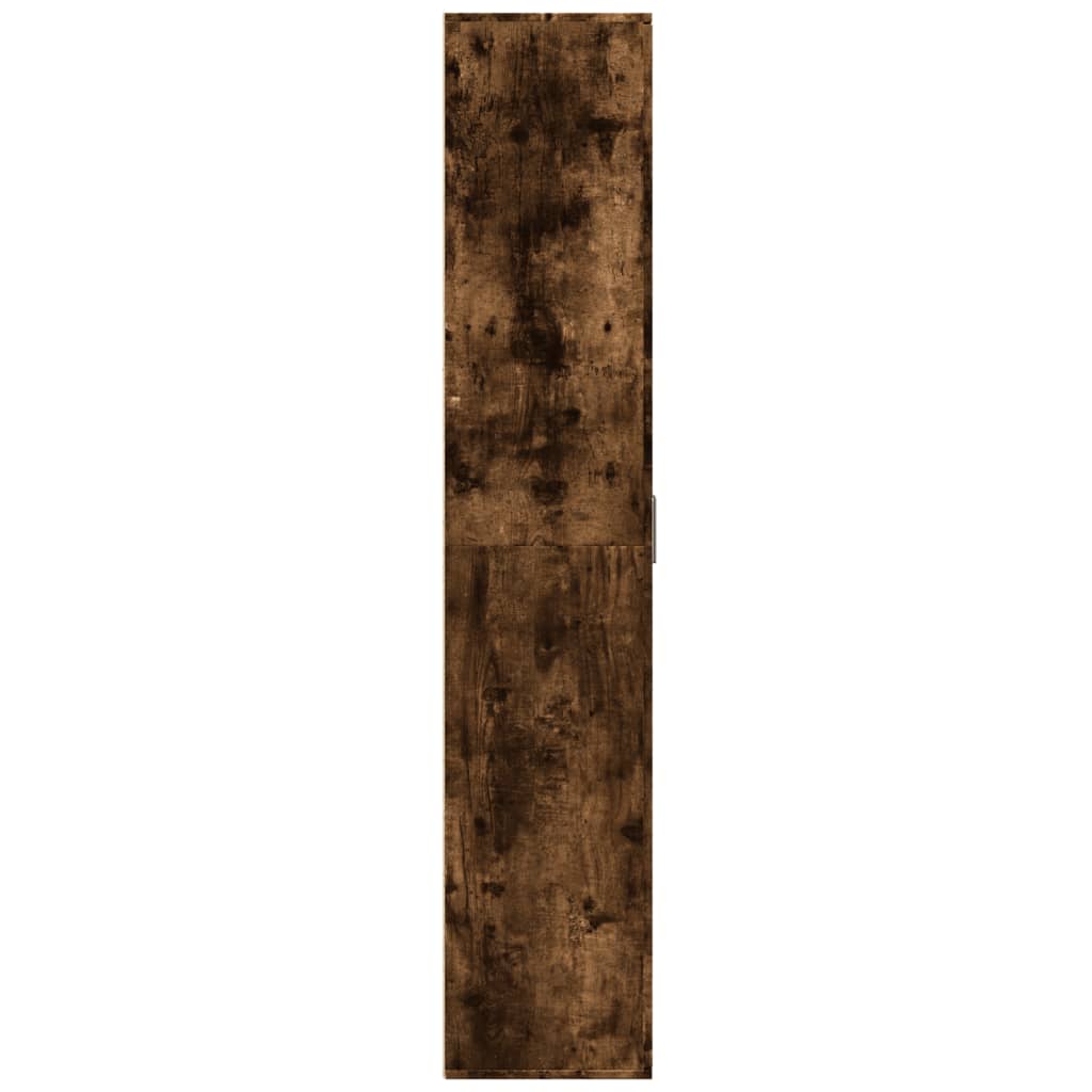 vidaXL Highboard Räuchereiche 80x35x180 cm Holzwerkstoff