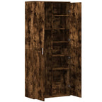 vidaXL Highboard Räuchereiche 80x35x180 cm Holzwerkstoff