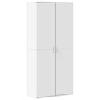 vidaXL Schuhschrank Weiß 80×39×178 cm Holzwerkstoff