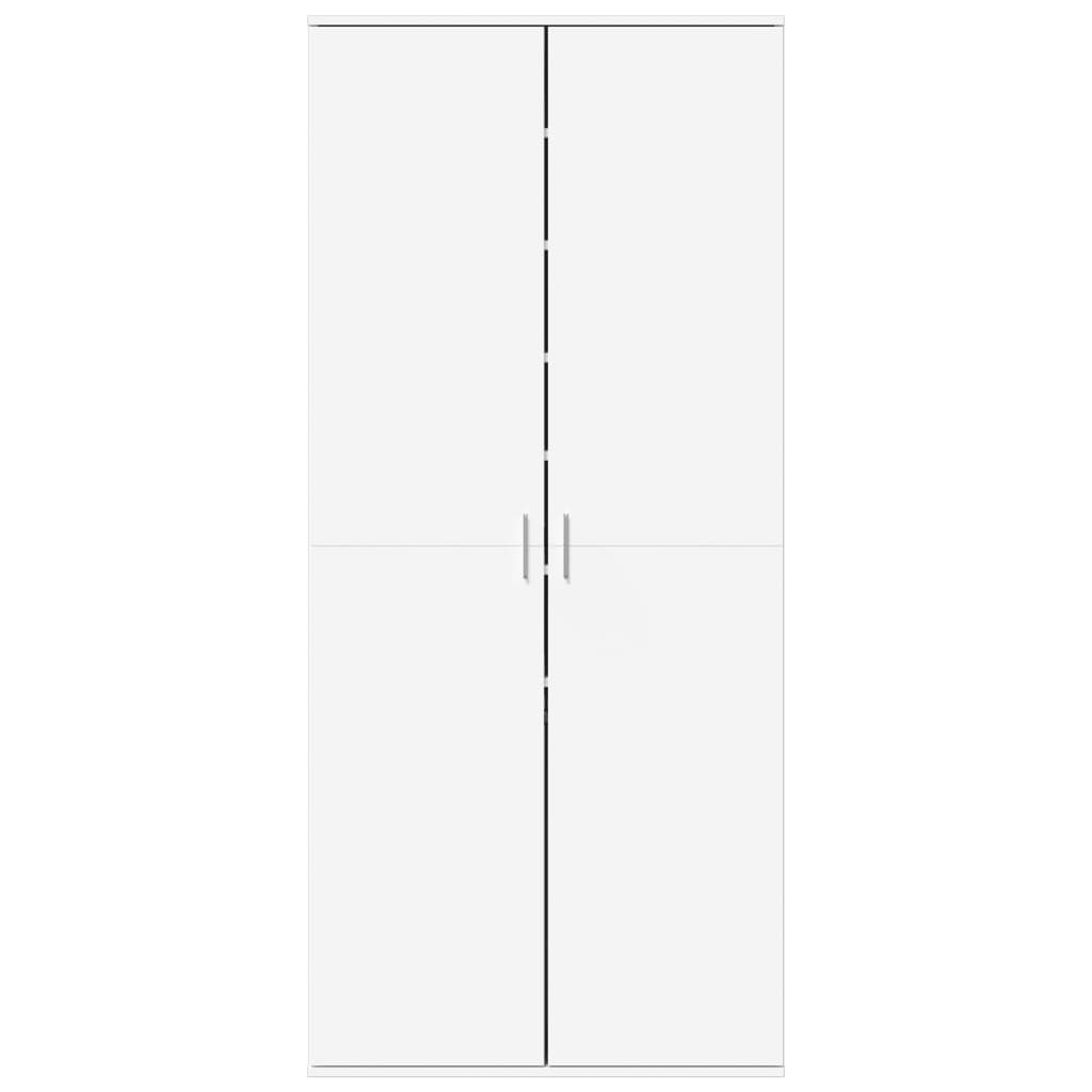vidaXL Schuhschrank Weiß 80×39×178 cm Holzwerkstoff