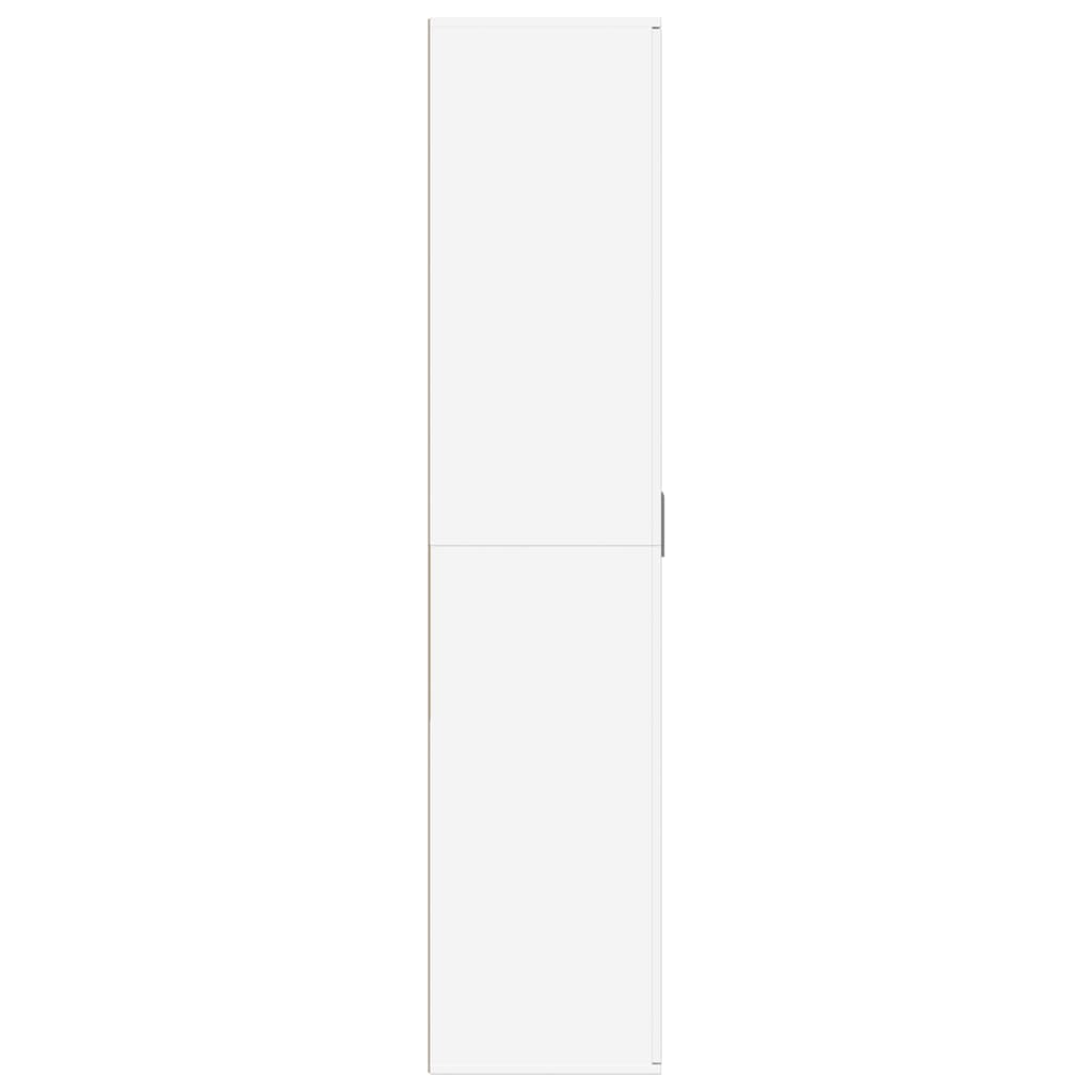 vidaXL Schuhschrank Weiß 80×39×178 cm Holzwerkstoff