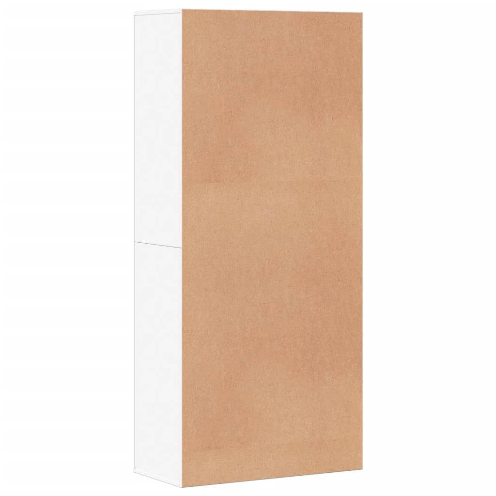 vidaXL Schuhschrank Weiß 80×39×178 cm Holzwerkstoff