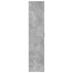vidaXL Schuhschrank Betongrau 80x39x178 cm Holzwerkstoff