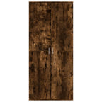 vidaXL Schuhschrank Räuchereiche 80x39x178 cm Holzwerkstoff