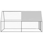 vidaXL Hühnerkäfig 2x4x2 m Verzinkter Stahl