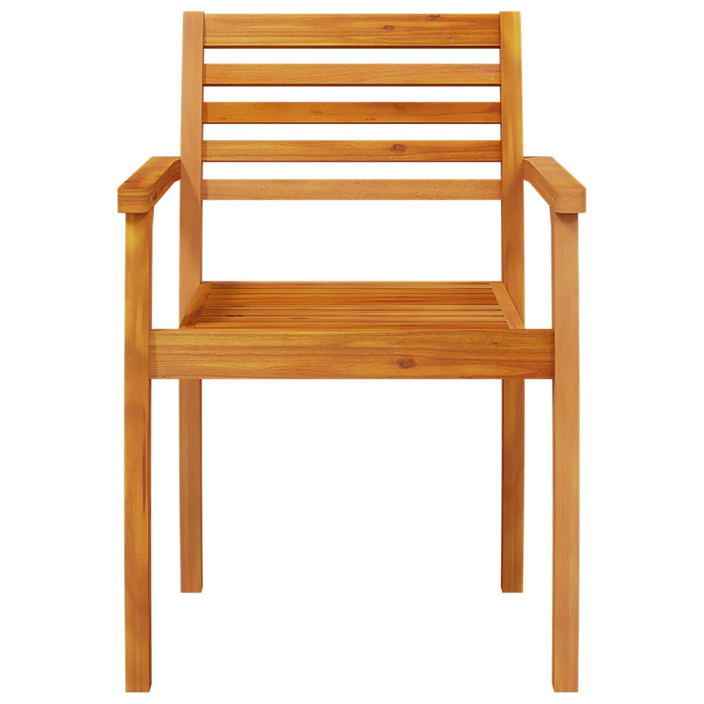 vidaXL Gartenstühle 4 Stk. 59x55x85 cm Massivholz Akazie
