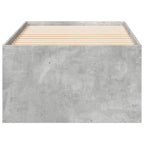 vidaXL Tagesbett mit Schubladen ohne Matratze Betongrau 100x200 cm