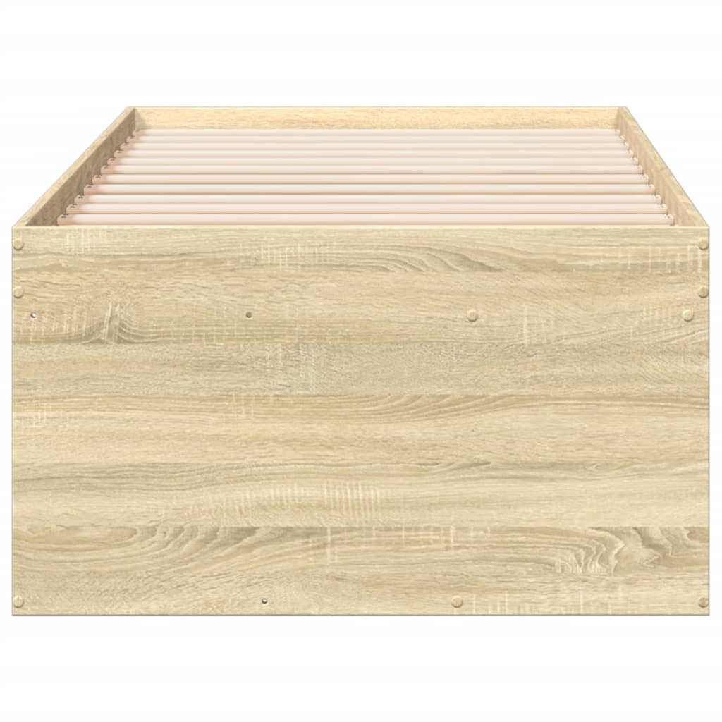 vidaXL Tagesbett mit Schubladen ohne Matratze Sonoma-Eiche 90x200 cm