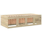 vidaXL Tagesbett mit Schubladen ohne Matratze Sonoma-Eiche 90x200 cm