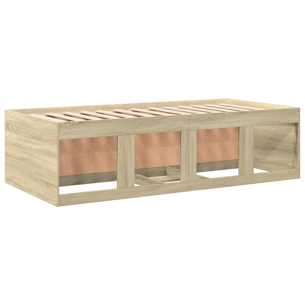 vidaXL Tagesbett mit Schubladen ohne Matratze Sonoma-Eiche 90x200 cm