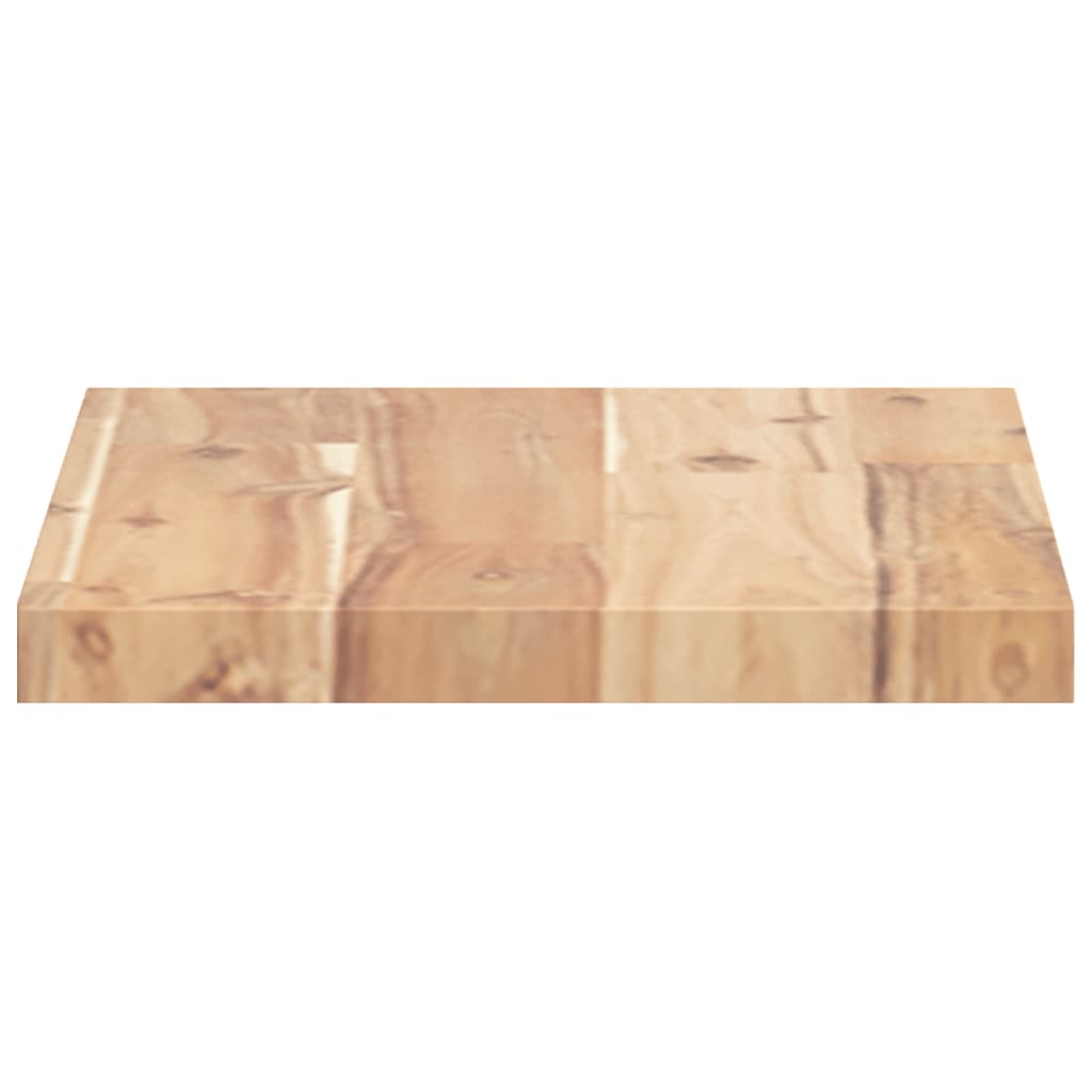 vidaXL Schweberegal 40x20x2 cm Massivholz Akazie Unbehandelt