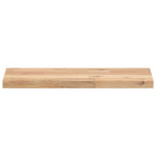 vidaXL Schweberegale 4 Stk. 60x20x2 cm Massivholz Akazie Unbehandelt