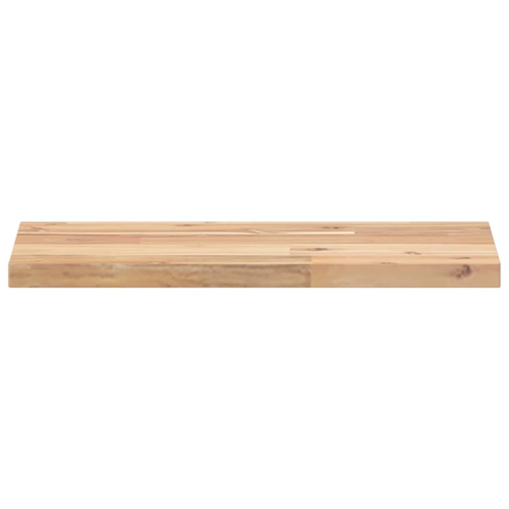 vidaXL Schweberegale 4 Stk. 60x20x2 cm Massivholz Akazie Unbehandelt