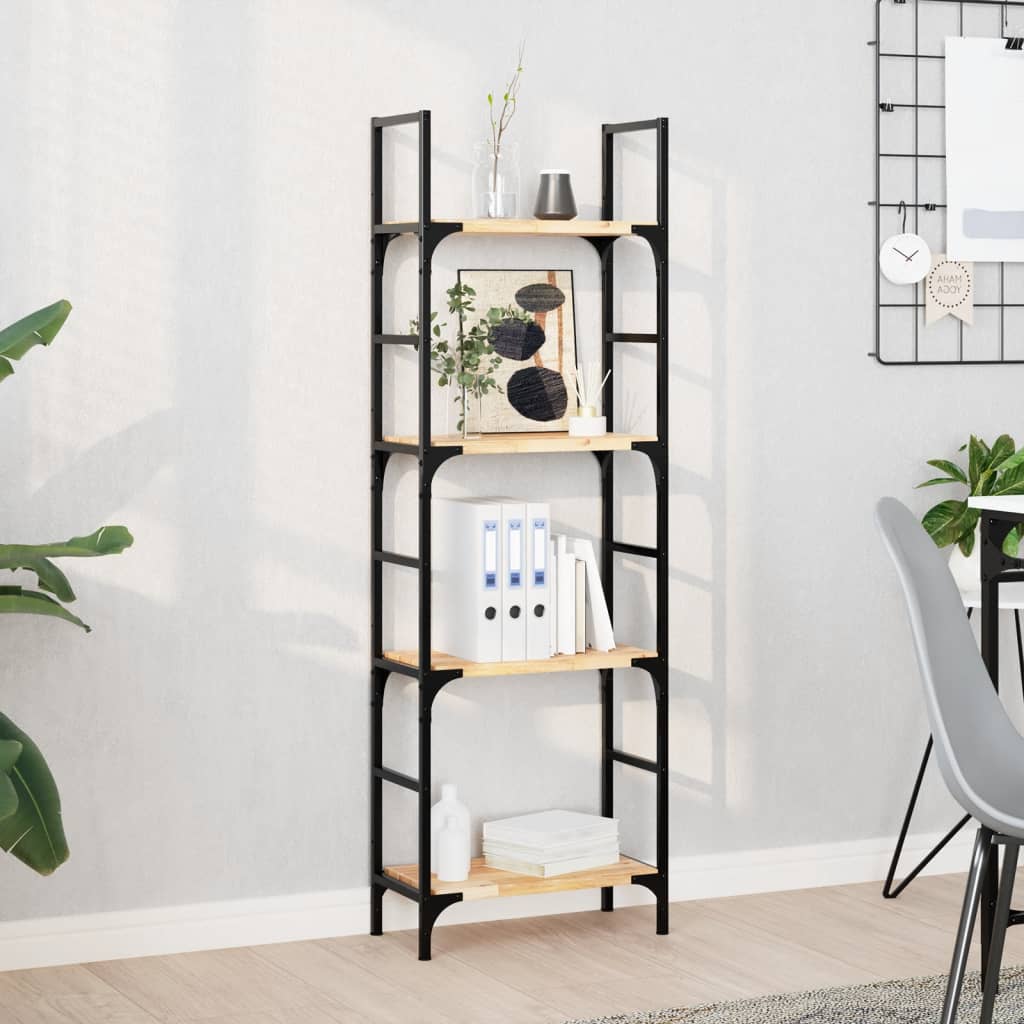 vidaXL Schweberegale 4 Stk. 60x20x2 cm Massivholz Akazie Unbehandelt