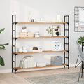 vidaXL Schweberegal 120x20x2 cm Massivholz Akazie Ölbehandelt