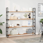 vidaXL Schweberegal 120x20x2 cm Massivholz Akazie Ölbehandelt