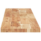 vidaXL Schweberegale 3 Stk. 120x20x2 cm Massivholz Akazie Ölbehandelt