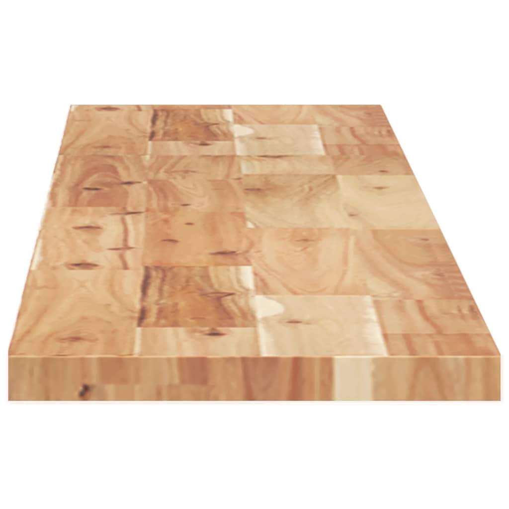 vidaXL Schweberegale 3 Stk. 120x20x2 cm Massivholz Akazie Ölbehandelt
