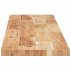 vidaXL Schweberegale 4 Stk. 120x20x2 cm Massivholz Akazie Ölbehandelt