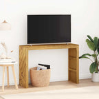 vidaXL Konsolentisch 110x35x75 cm Massivholz Teak