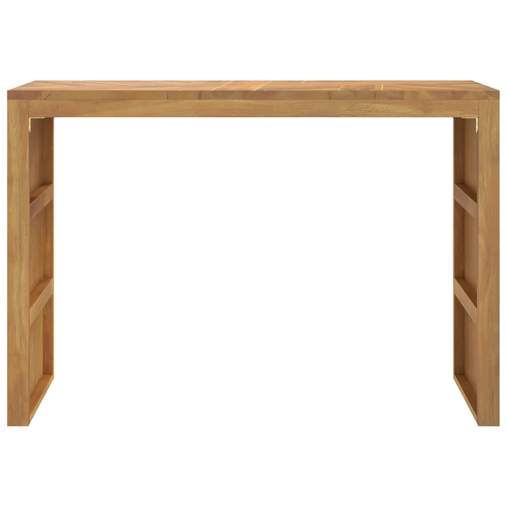 vidaXL Konsolentisch 110x35x75 cm Massivholz Teak