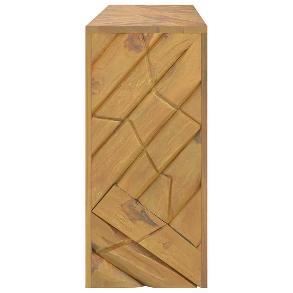 vidaXL Konsolentisch 110x35x75 cm Massivholz Teak