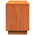 vidaXL Schuhschrank Wachsbraun 110x34x45 cm Massivholz Kiefer