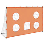 vidaXL Fußballtor für Kinder mit Zielmatte und Ball 182x62x118 cm