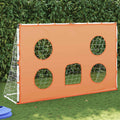 vidaXL Fußballtor für Kinder mit Zielmatte und Ball 182x62x118 cm