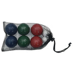 vidaXL 8-tlg. Boccia-Spielset mit Tragetasche Massivholz Kiefer