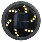 vidaXL Solar-Bodenleuchten mit Erdspieß 12 Stk. Warmweiß