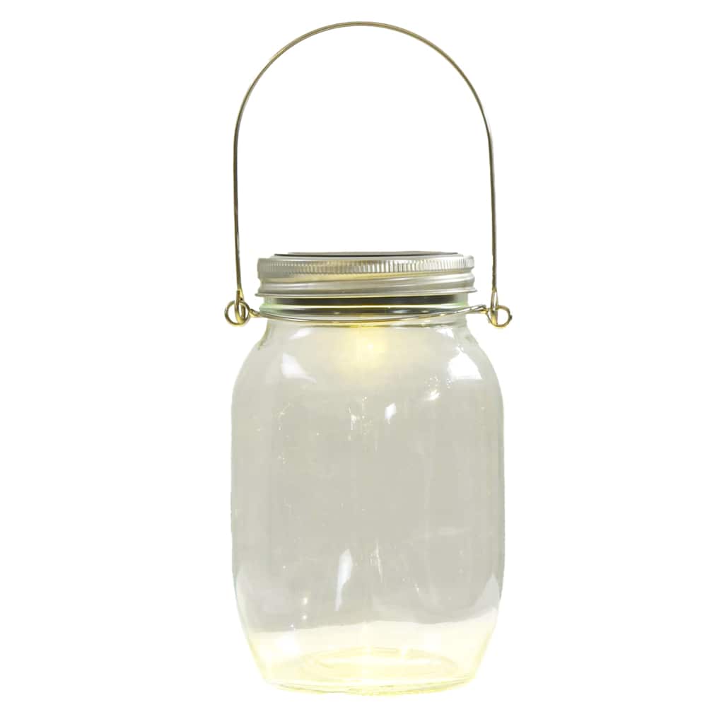vidaXL Solarleuchten Einmachglas-Design 12 Stk. Warmweiß