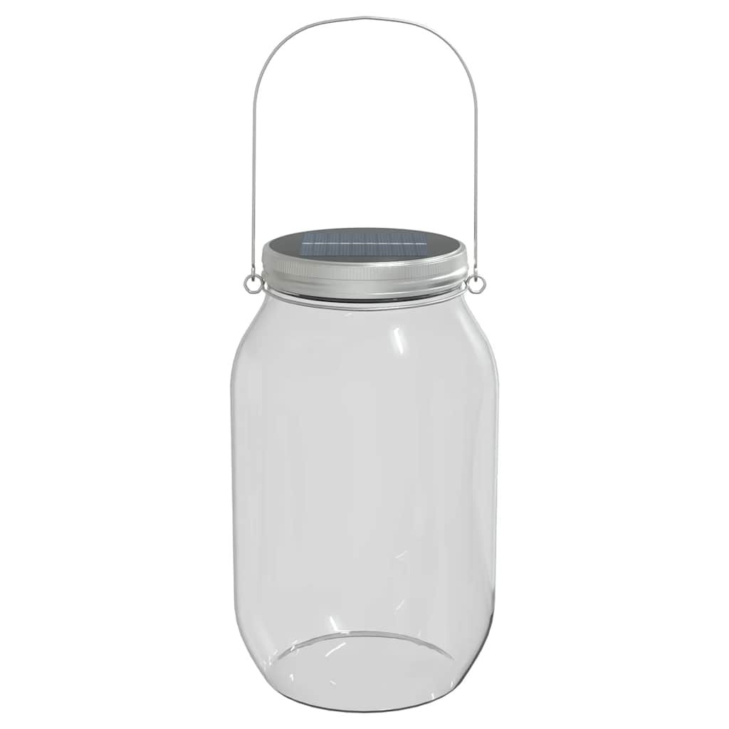 vidaXL Solarleuchten Einmachglas-Design 12 Stk. Warmweiß