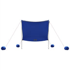 vidaXL Strand-Schattenzelt mit Sandsäcken Blau 214x236 cm