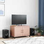 vidaXL TV-Schrank Rosa 68x39x43,5 cm Kaltgewalzter Stahl