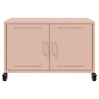 vidaXL TV-Schrank Rosa 68x39x43,5 cm Kaltgewalzter Stahl