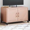 vidaXL TV-Schrank Rosa 68x39x43,5 cm Kaltgewalzter Stahl