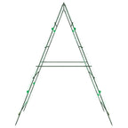 vidaXL Pflanzennetz A-Rahmen 99x90x175,5 cm Stahl