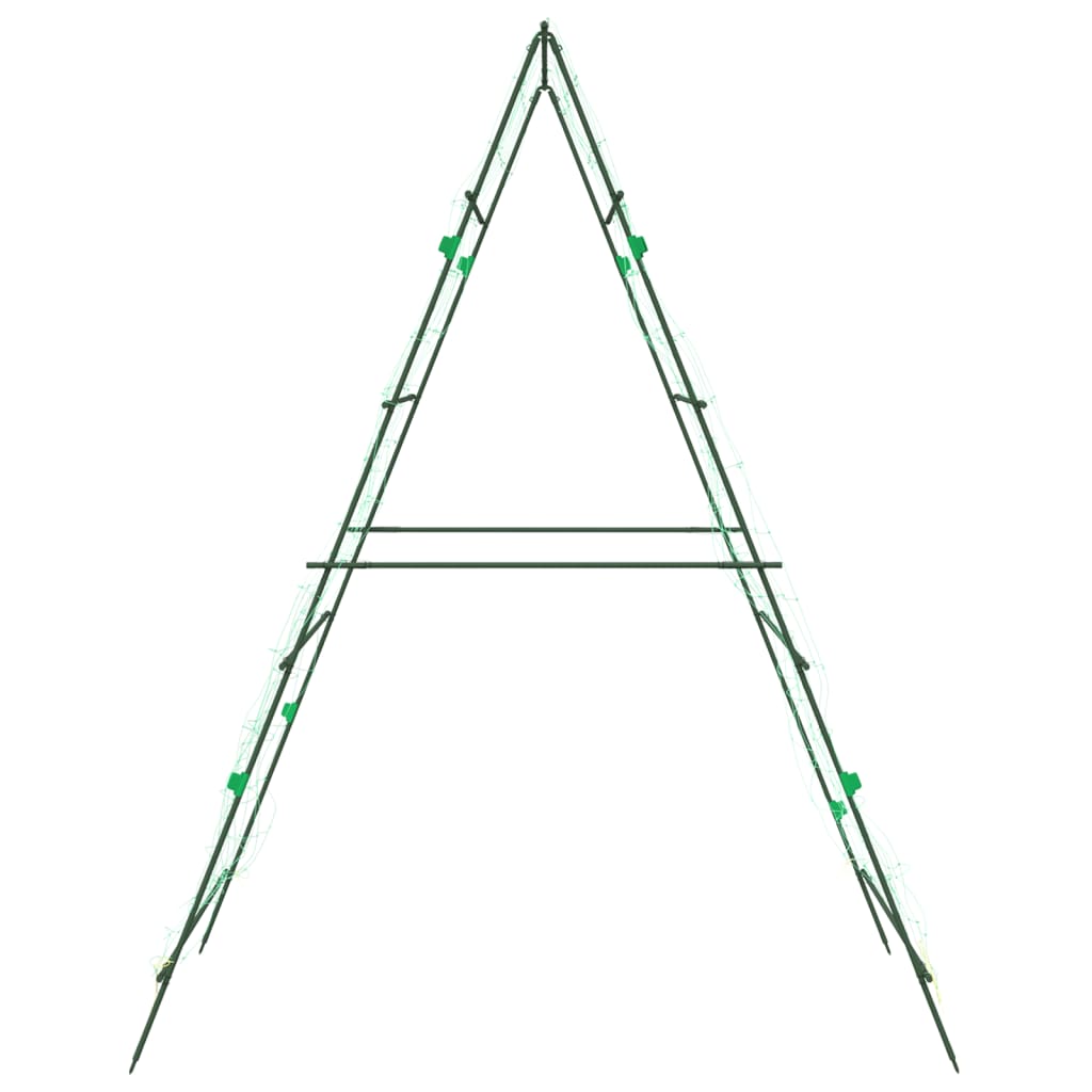 vidaXL Pflanzennetz A-Rahmen 99x90x175,5 cm Stahl