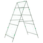 vidaXL Pflanzennetz A-Rahmen 99x90x175,5 cm Stahl