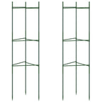 vidaXL Tomatenkäfig 2 Stk. 116 cm Stahl und PP