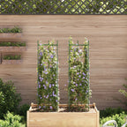 vidaXL Tomatenkäfig 2 Stk. 116 cm Stahl und PP